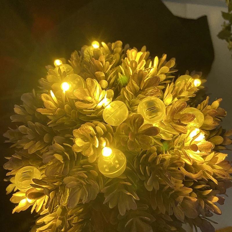 10pcs Lampu LED Balon Bulat Mini Untuk Dekorasi Pesta Pernikahan / Ulang Tahun