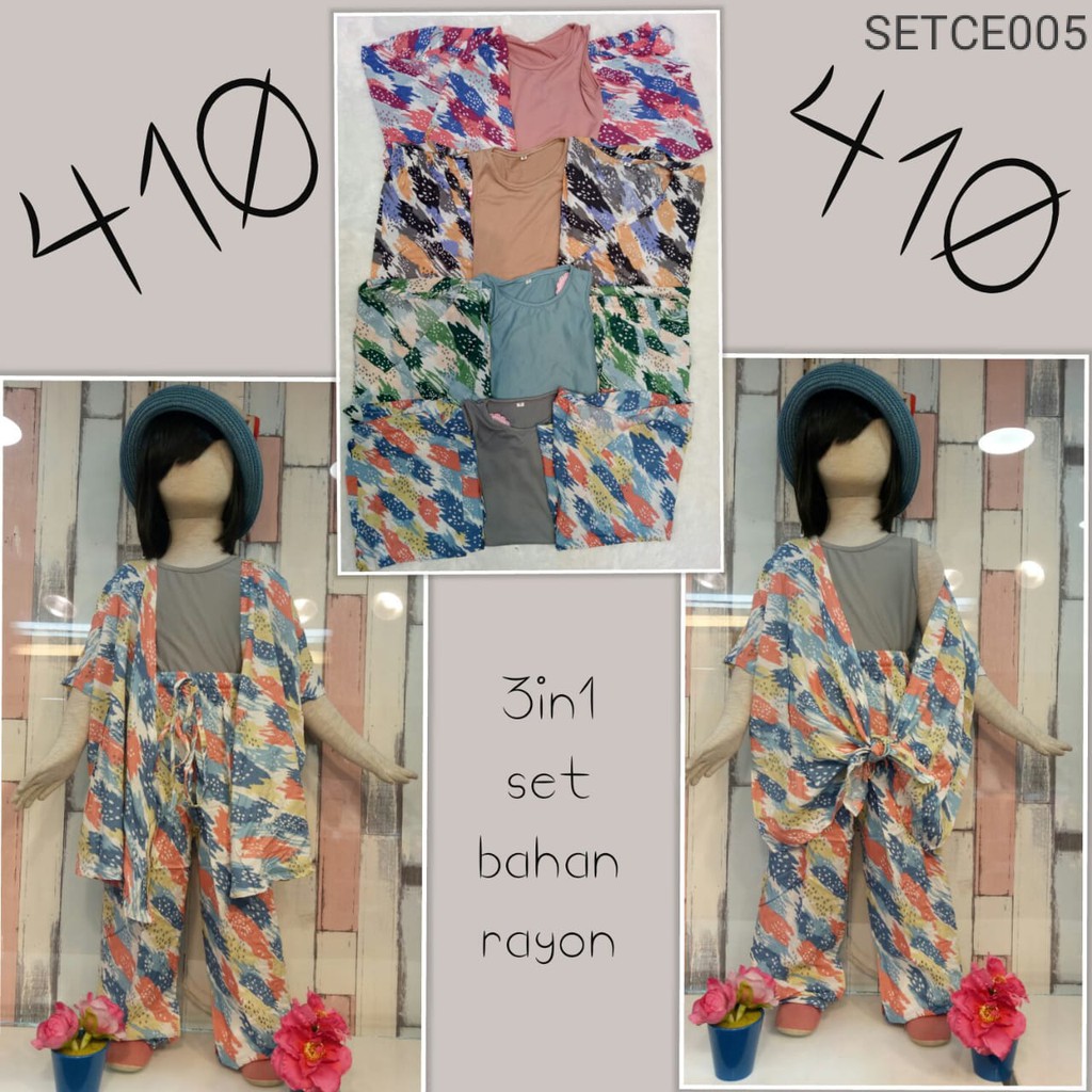 SETELAN RAYON ANAK A10051