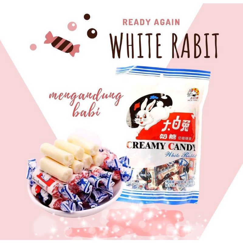 

Permen lunak/White rabbit/creamy candy