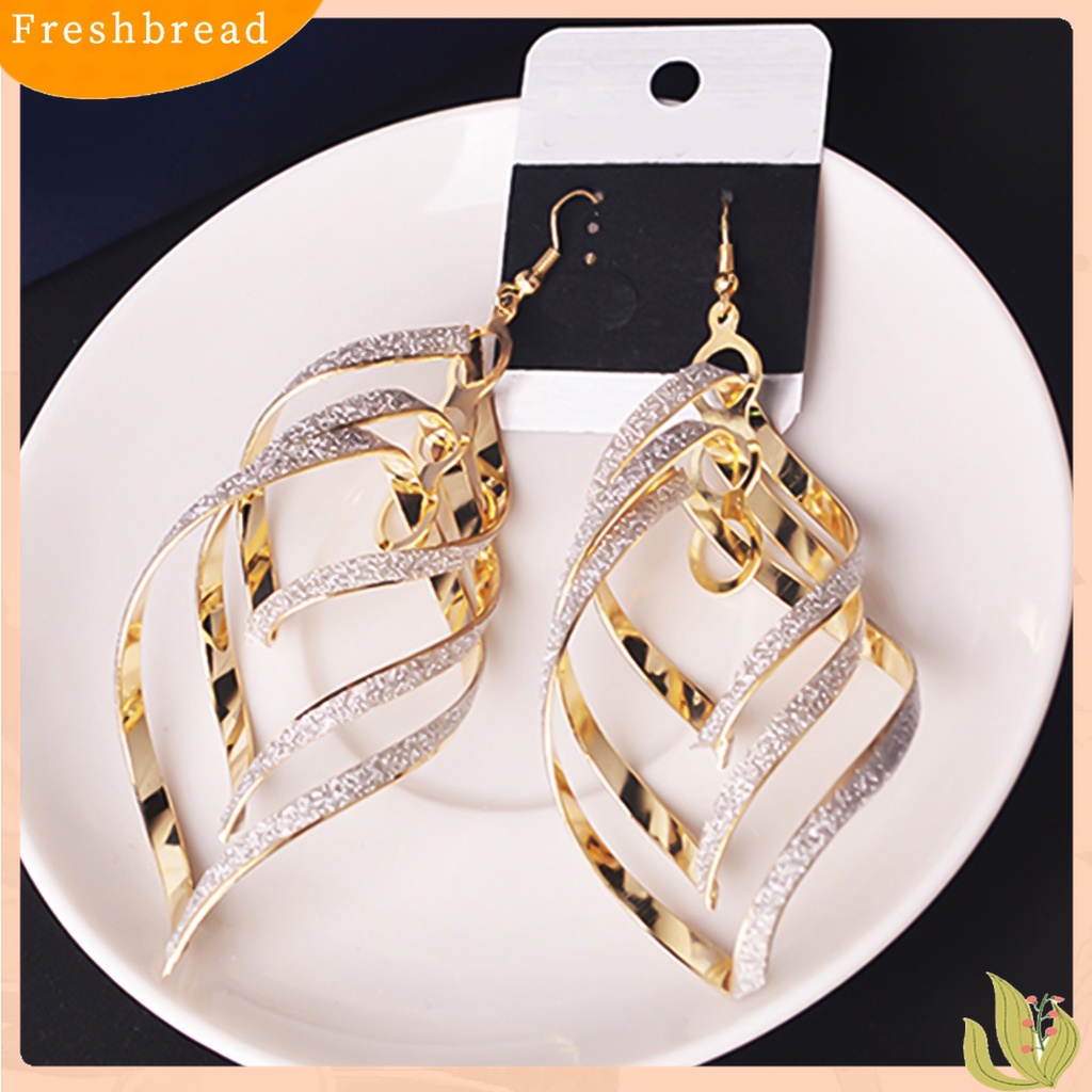 Anting Spiral Bentuk Spiral Bahan Alloy Gaya Vintage untuk Wanita