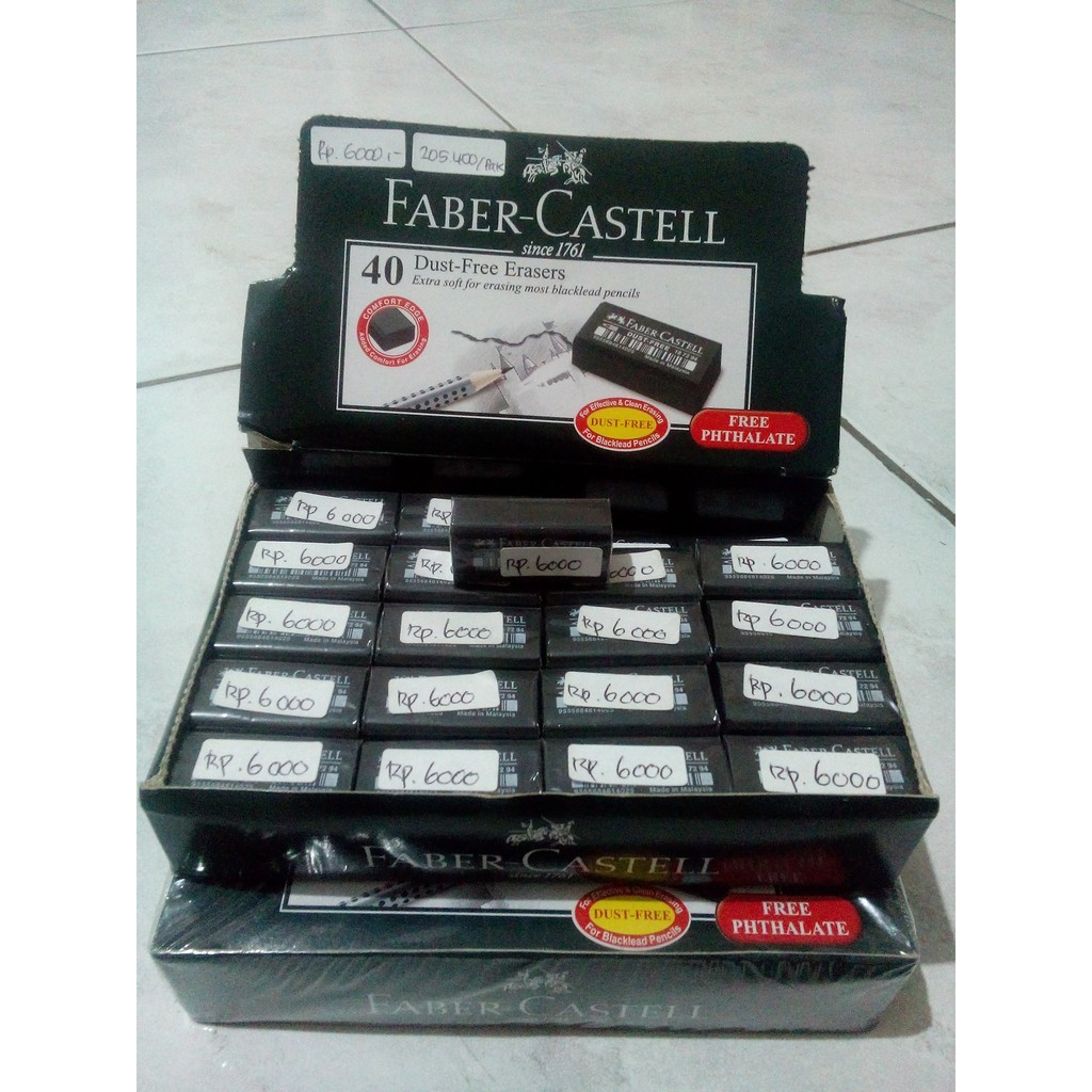 Penghapus Faber Castell Hitam