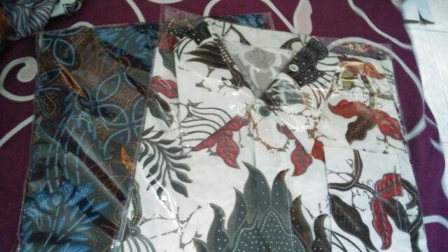Batik Pria Lengan Panjang Aljazvian Batik Hrb026 Motif Keratonan Kode 002 Size M L Xl Xxl Reguler