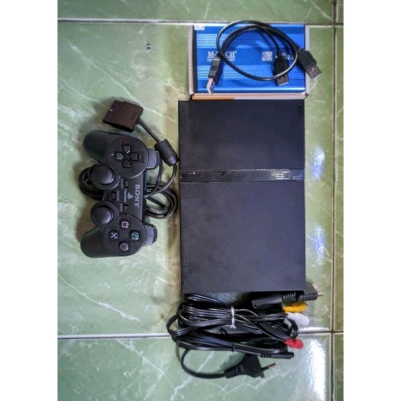 PS2 SLIM SERI 7/9 MATRIX/MCBOOT HARDISK LUAR 80 GB 60 GAME TINGGAL MAIN BOLA 2024