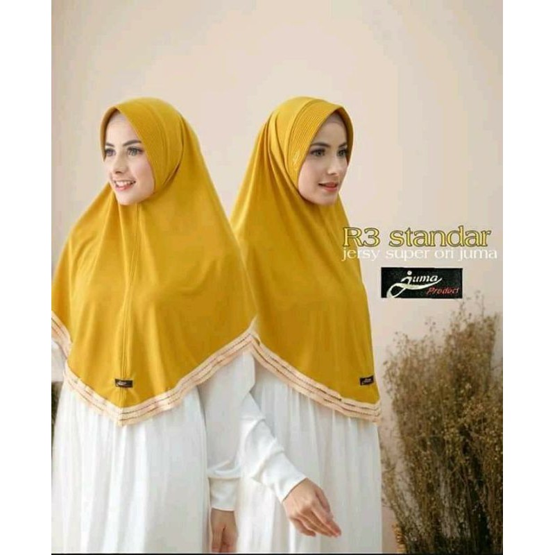 Jilbab Jersey Premium Ori Juma Standar. Juma R3. Termurah. Jilbab Jersey
