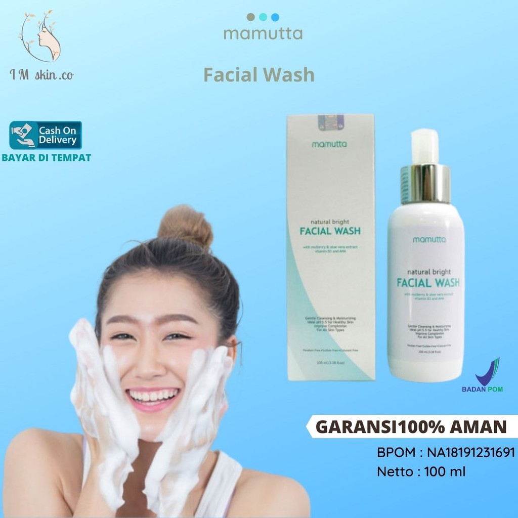 sabun muka glowing ampuh bpom Mamutta Skincare Sabun Muka Pencerah Pemutih Wajah Antiaging BPOM