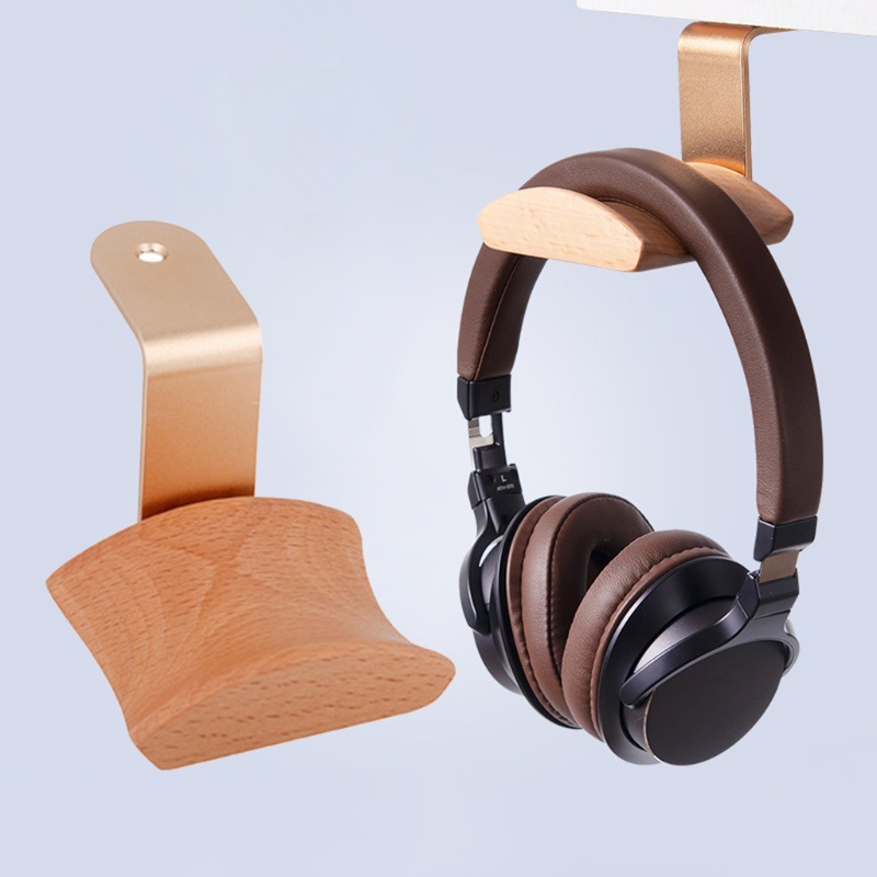 Bt Universal Headphone Stand Holder Z-shape Gantungan Headset Yang Dipasang Di Dinding Hook Bracket Rak Display