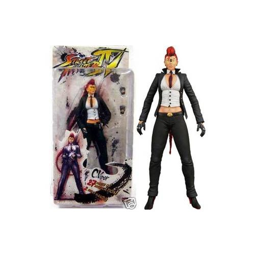 street fighter IV c viper action figure neca