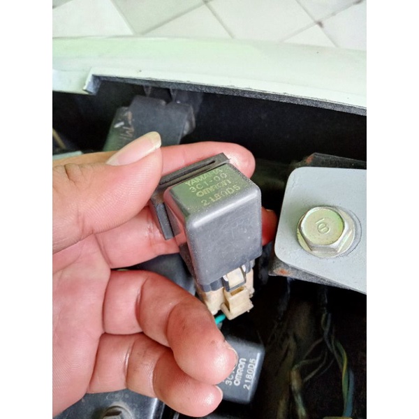 relay kipas radiator vixion mx king xabre original