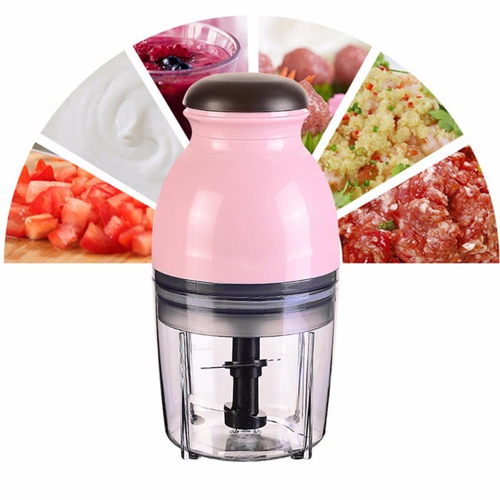 BLENDER CAPSULE BLENDER MINI PORTABLE CUTTER ORIGINAL Q2 blender daging  Penggiling daging sayur buah-buah meat mincer chopper kapsul mini 4077 AIDO