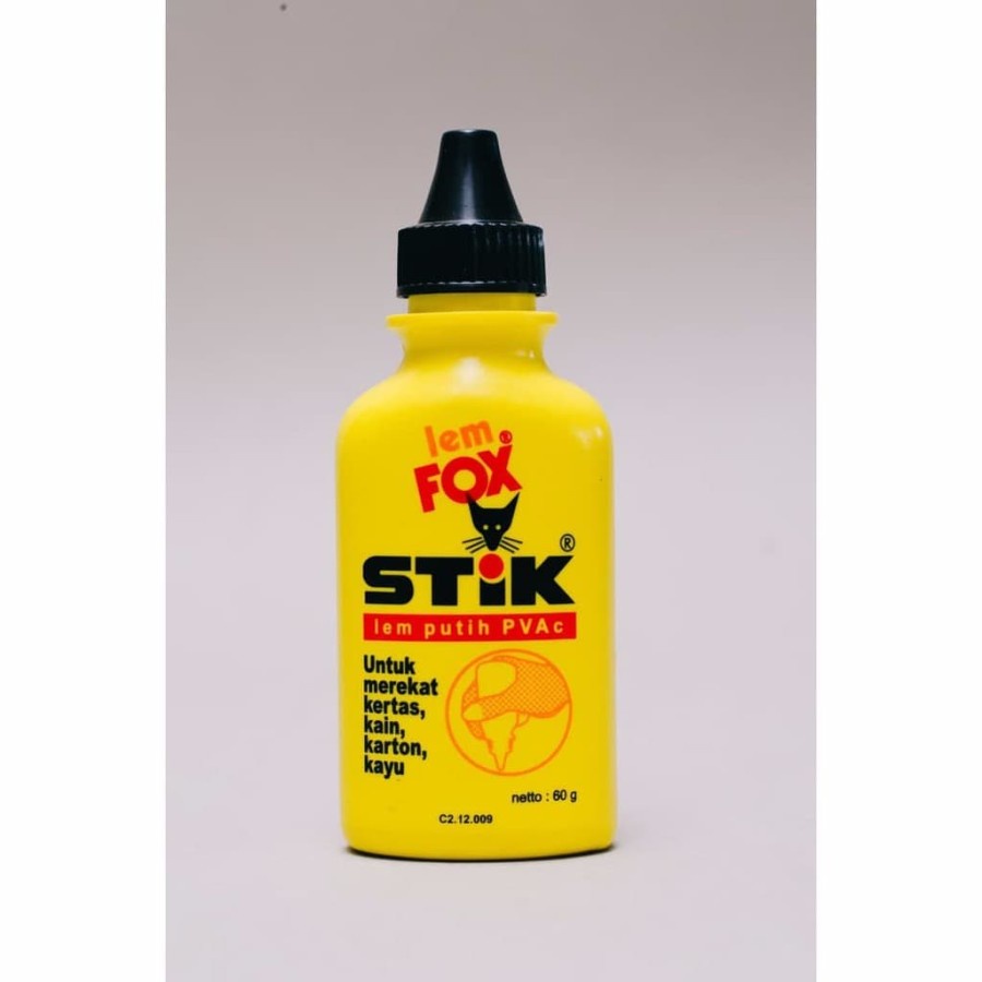 

LEM FOX STIK PUTIH PVAC 60GR/LEM