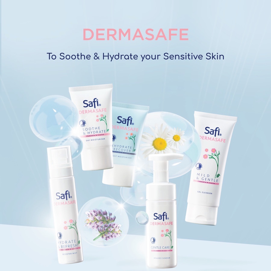 Safi Dermasafe Sensitif Skin Day Moisturiser | Night  Moisturiser Cream 50 gr - Wajah