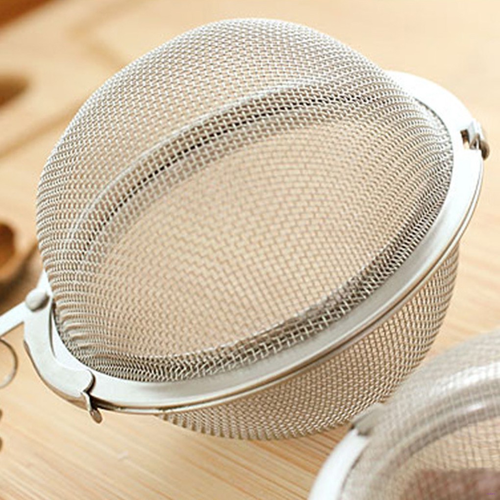 [READY STOCK] Stainless Steel Tea Ball Strainer Mesh Infuser Filter