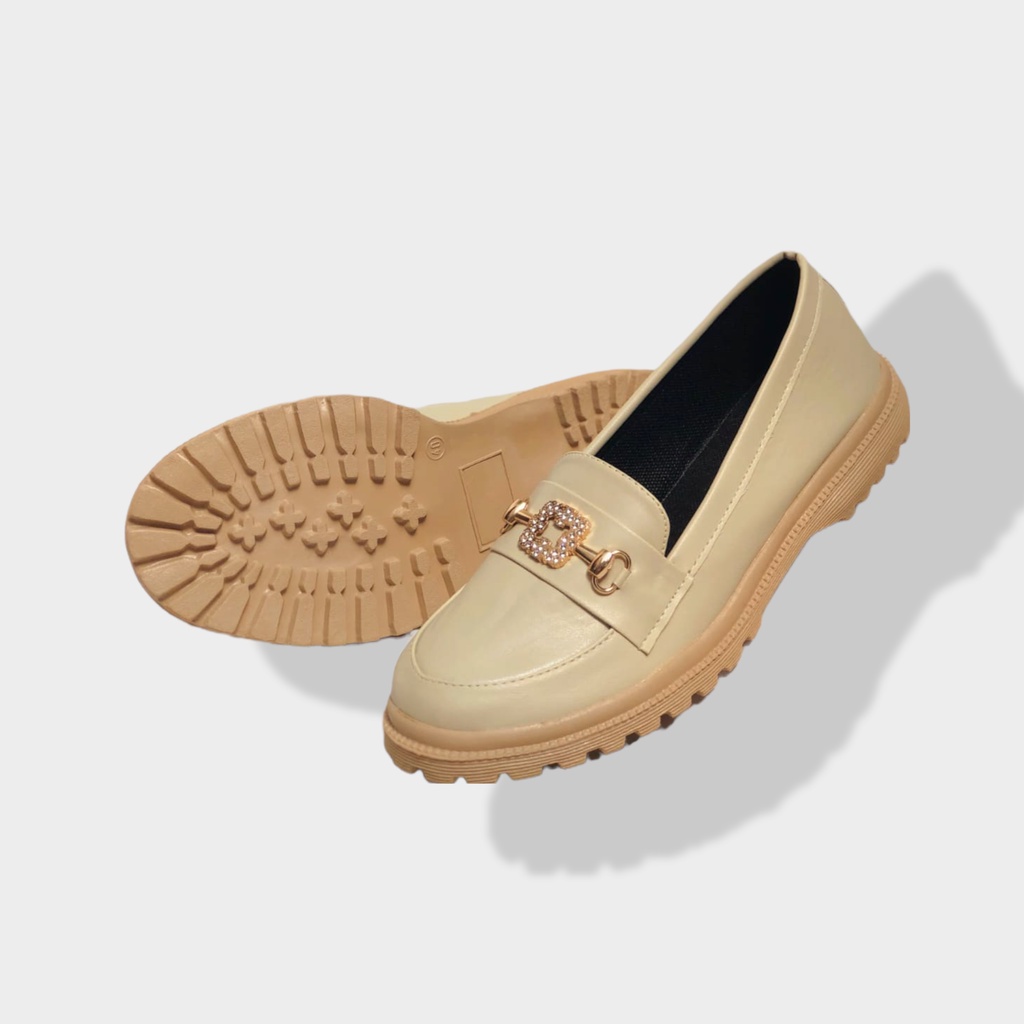 Sepatu Loafer Docmart wanita / Sepatu Berlian VIONA LB 0217