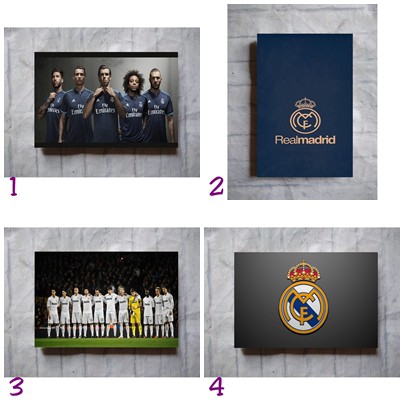 Poster Real Cristiano ronaldo - hiasan dinding poster bola sepakbola Madrid