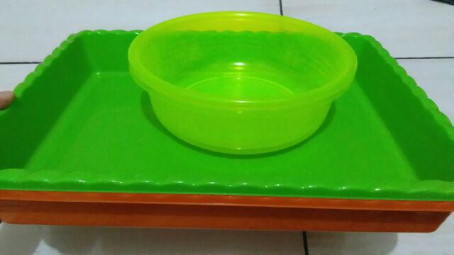 Nampan Plastik Kmp No.04 (35 X 27) Warna Cerah