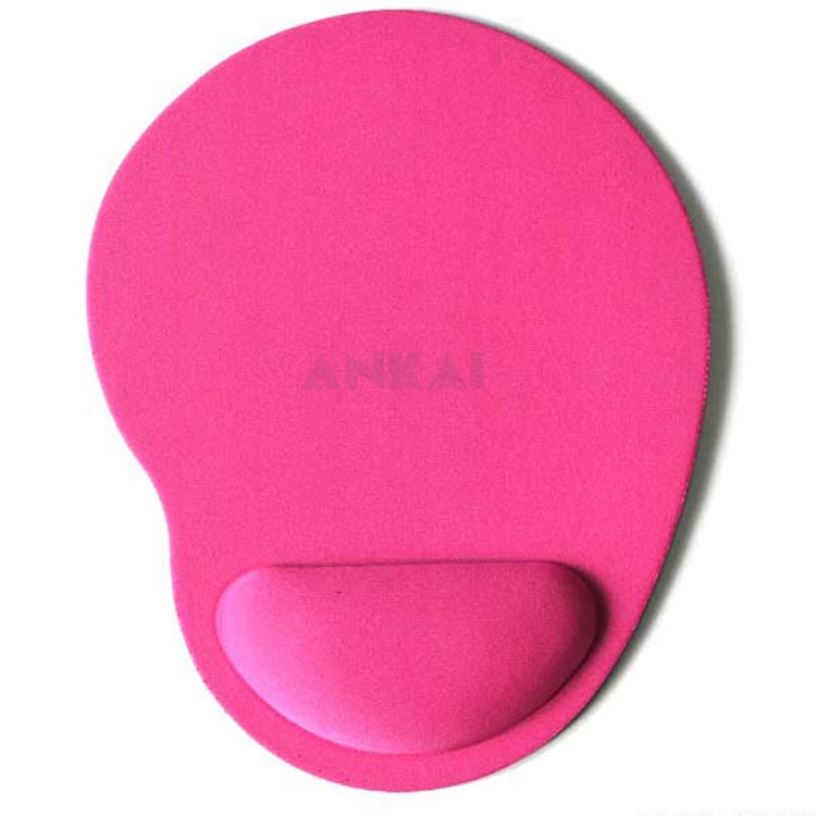 Kaki Kecil Hijau EVA Pelindung Pergelangan Tangan Mouse Pad Permainan Komputer Warna Solid Kreatif