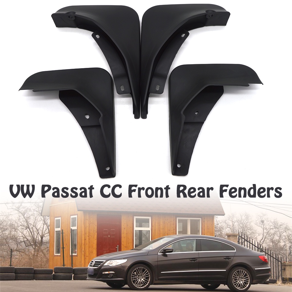 1 Set Mud Flap Pelindung Splash Untuk Fender Mobil Volkswagen Passat CC 2009 2010 2011