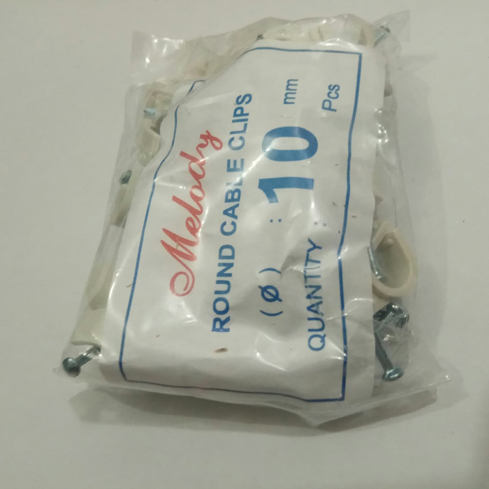 Klem Kabel Paku Beton 10 mm