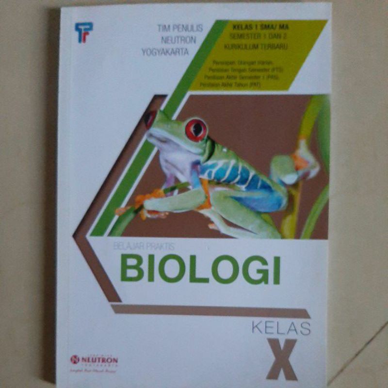 Preloved Buku Latihan Soal Neutron Biologi SMA IPA Kelas X