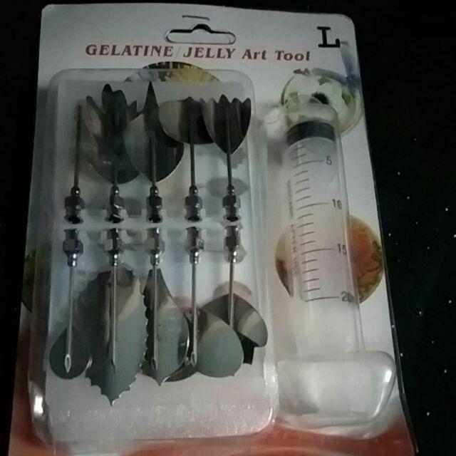 3d Jelly Art Pudding Agar Agar Puding Alat Suntik Puding Jelly Art Tools