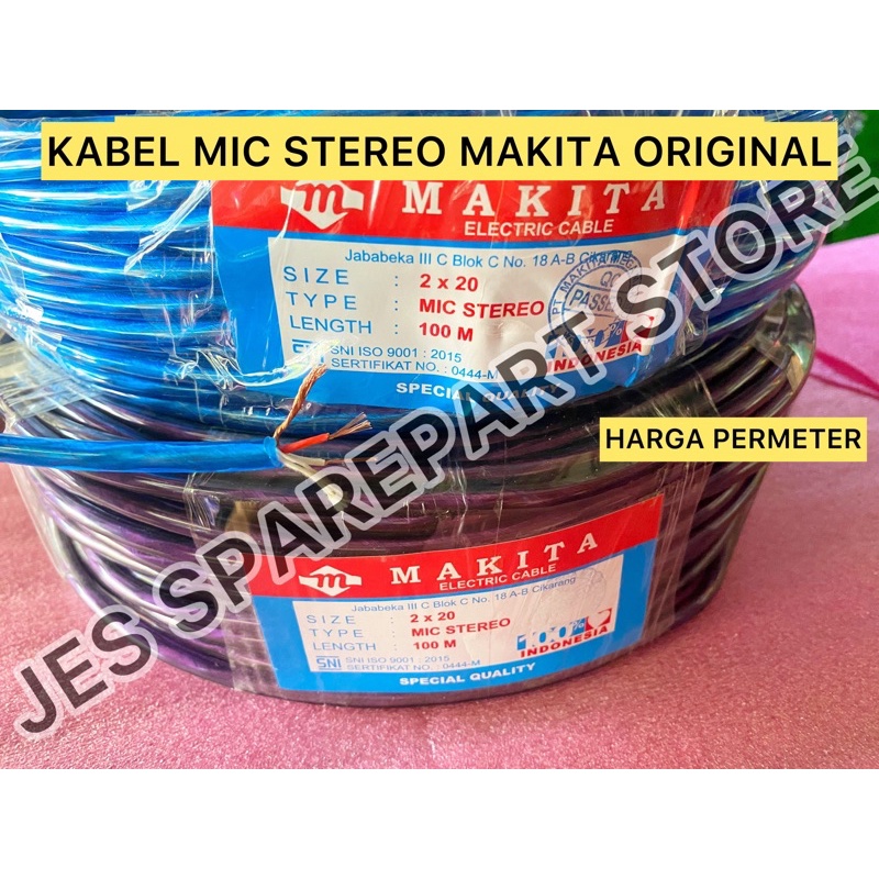 KABEL MIC STEREO MAKITA ORIGINAL