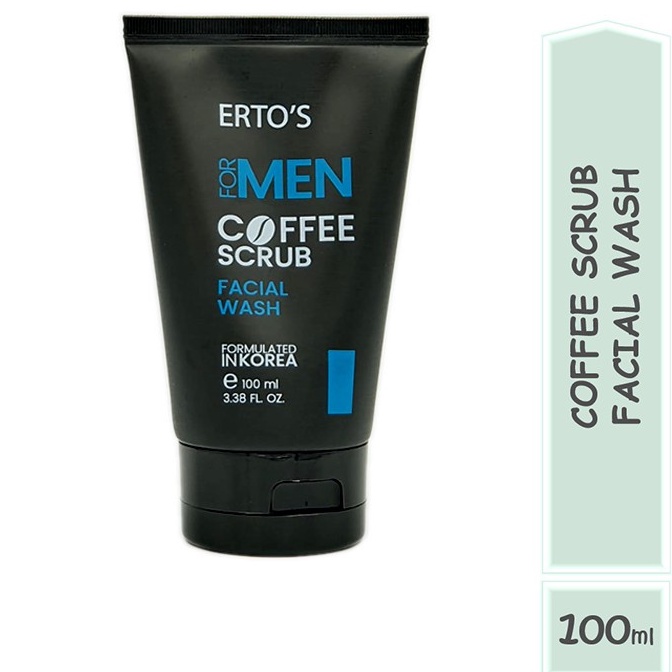 [ORI] Sabun Cuci Muka Pria Men Coffee Scrub Facial Wash Mencerahkan Kulit Wajah ORIGINAL 100ml BPOM