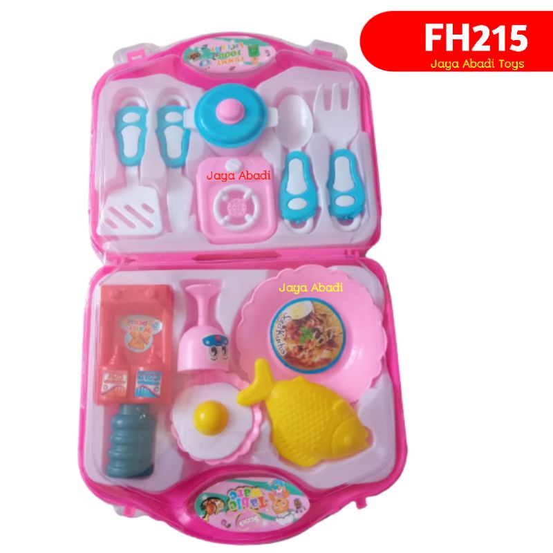 FH 215 - Mainan Koper isi Alat Masak FH215 Medium Bag Cooking