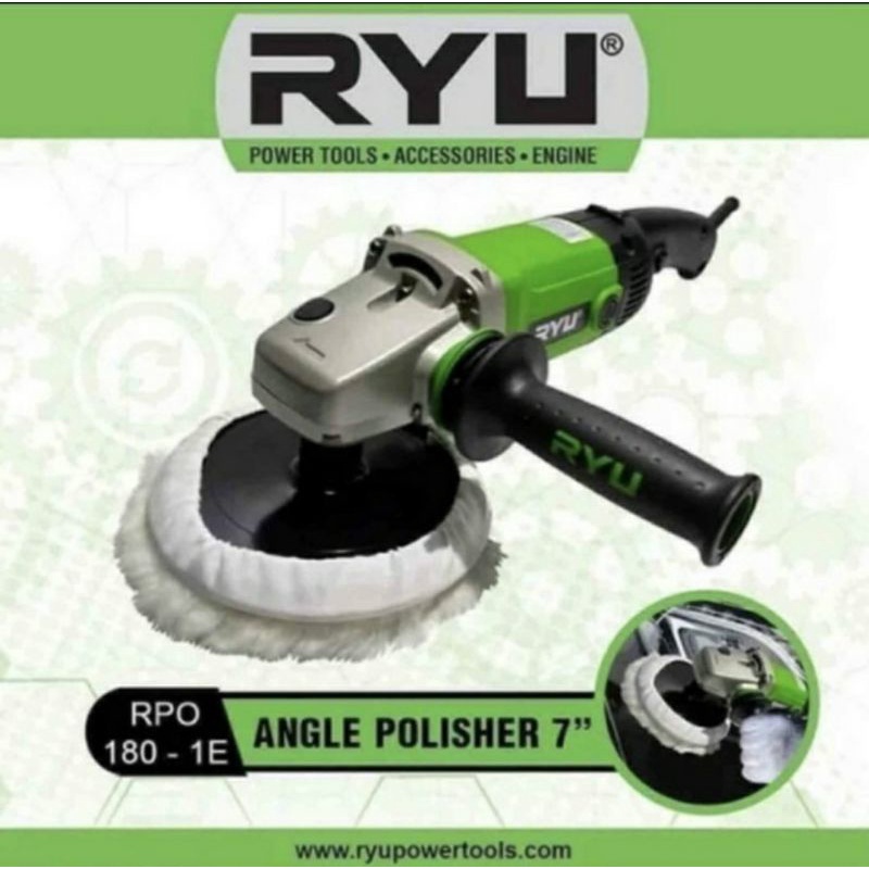 Mesin poles RYU 7 inch RPO 180-1E variabel speed japan technology