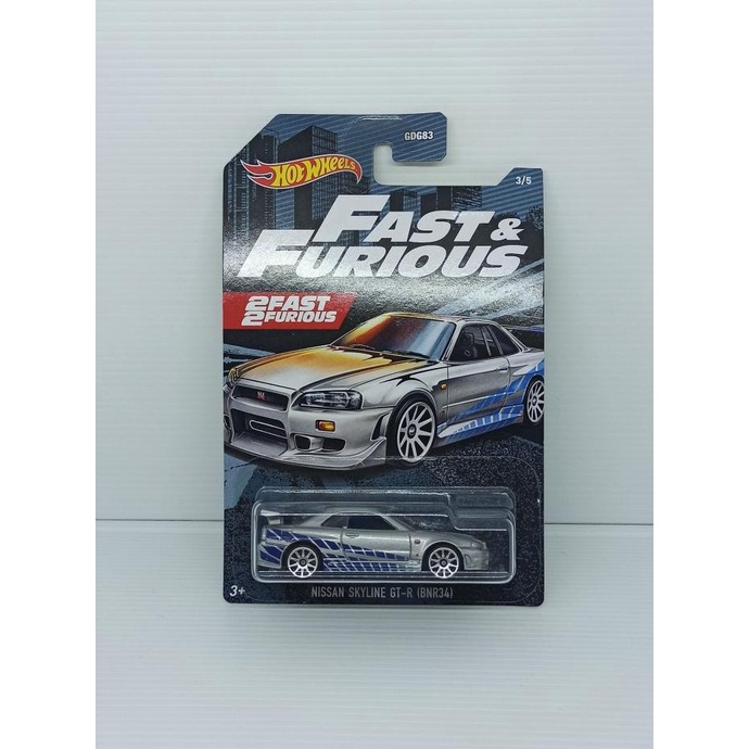 Hotwheels Hot Wheels Fast & Furious - Nissan Skyline Gt-R (Bnr34) 2021