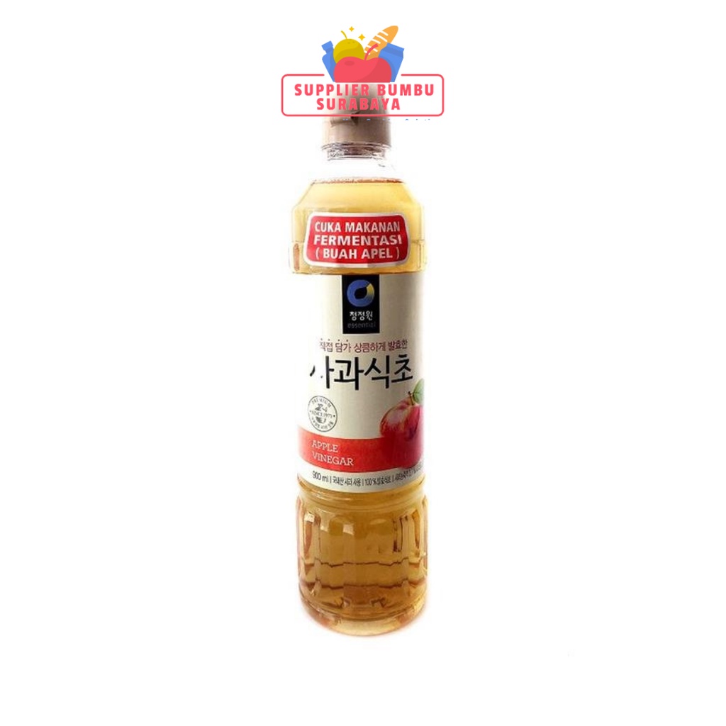 Daesang Chung Jung One Apple Vinegar / Cuka Apel Korea 900ml