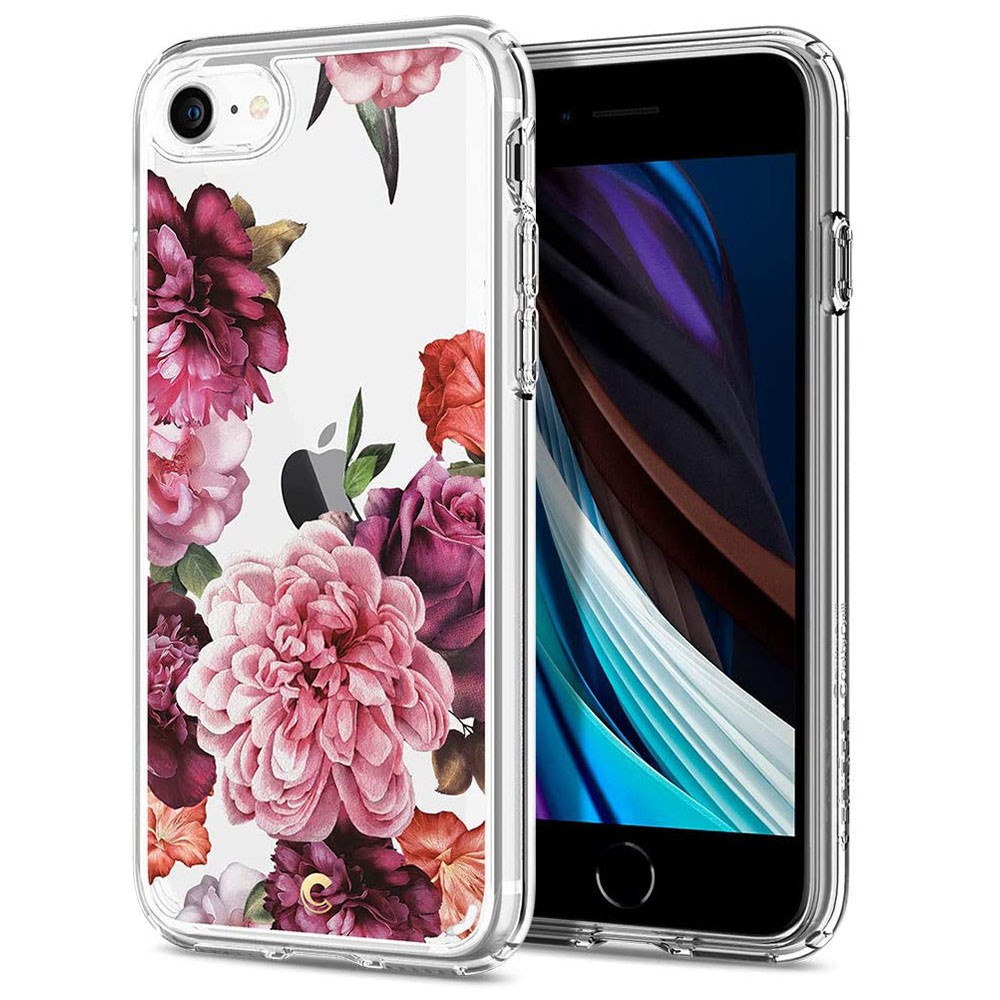 

Case iPhone SE 2020 / 8 / 7 Spigen Ciel Cecile Flower Transparant Clear Motif Casing