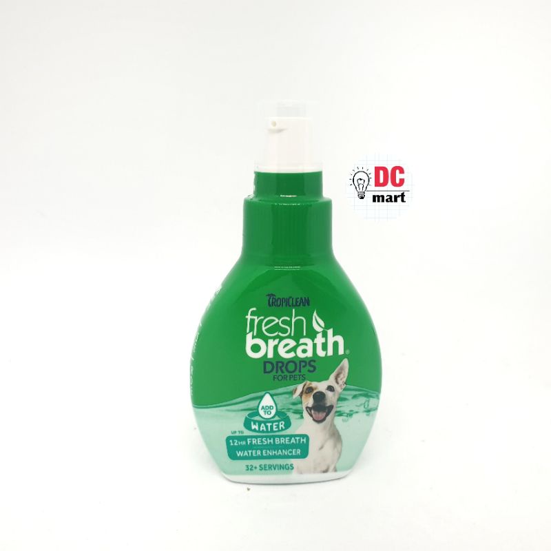 Tropiclean FRESH BREATH DROPS FOR PETS / Semprotan Bau Mulut Hewan