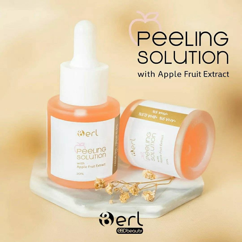 Peeling Solution with Apple Fruit Extract Eksfoliasi Kulit Mati Memudarkan Flek Membersihkan Pori by B ERL