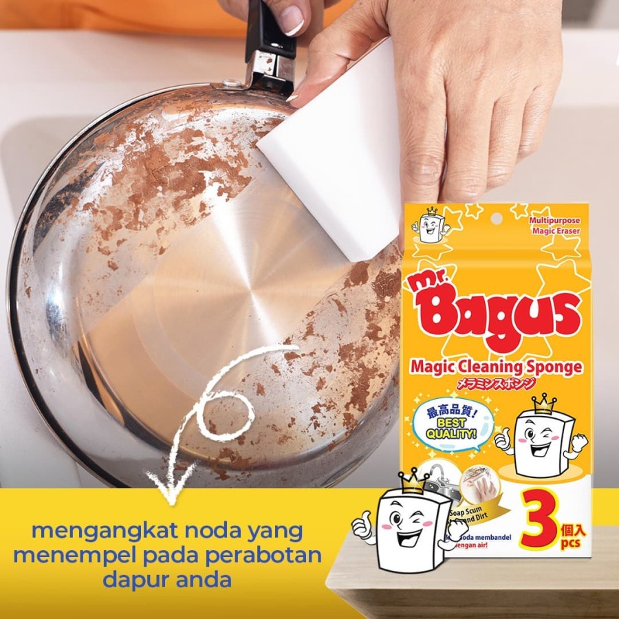 Spon Ajaib Serba guna BAGUS Magic Sponge isi 1