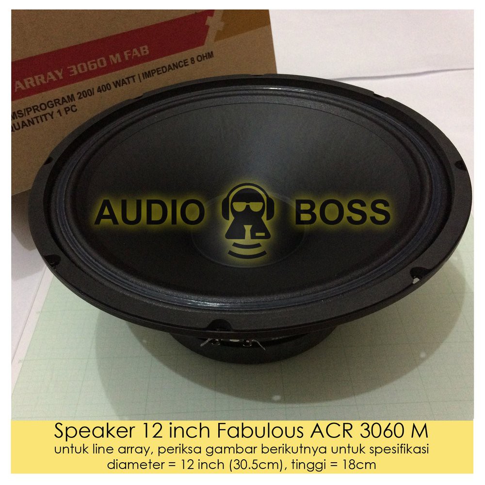 Promo  Speaker ACR 12 inch Fabulous 3060 - ACR 12 inch Fabulous - ACR 12 inch Fabulus 3060  Limit