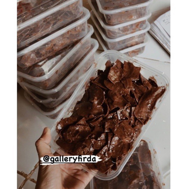 

Kripik coklat lumer