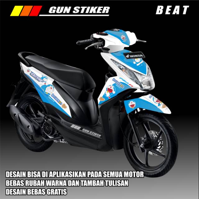 30+ Ide Keren Stiker Motor Beat Doraemon Full Body