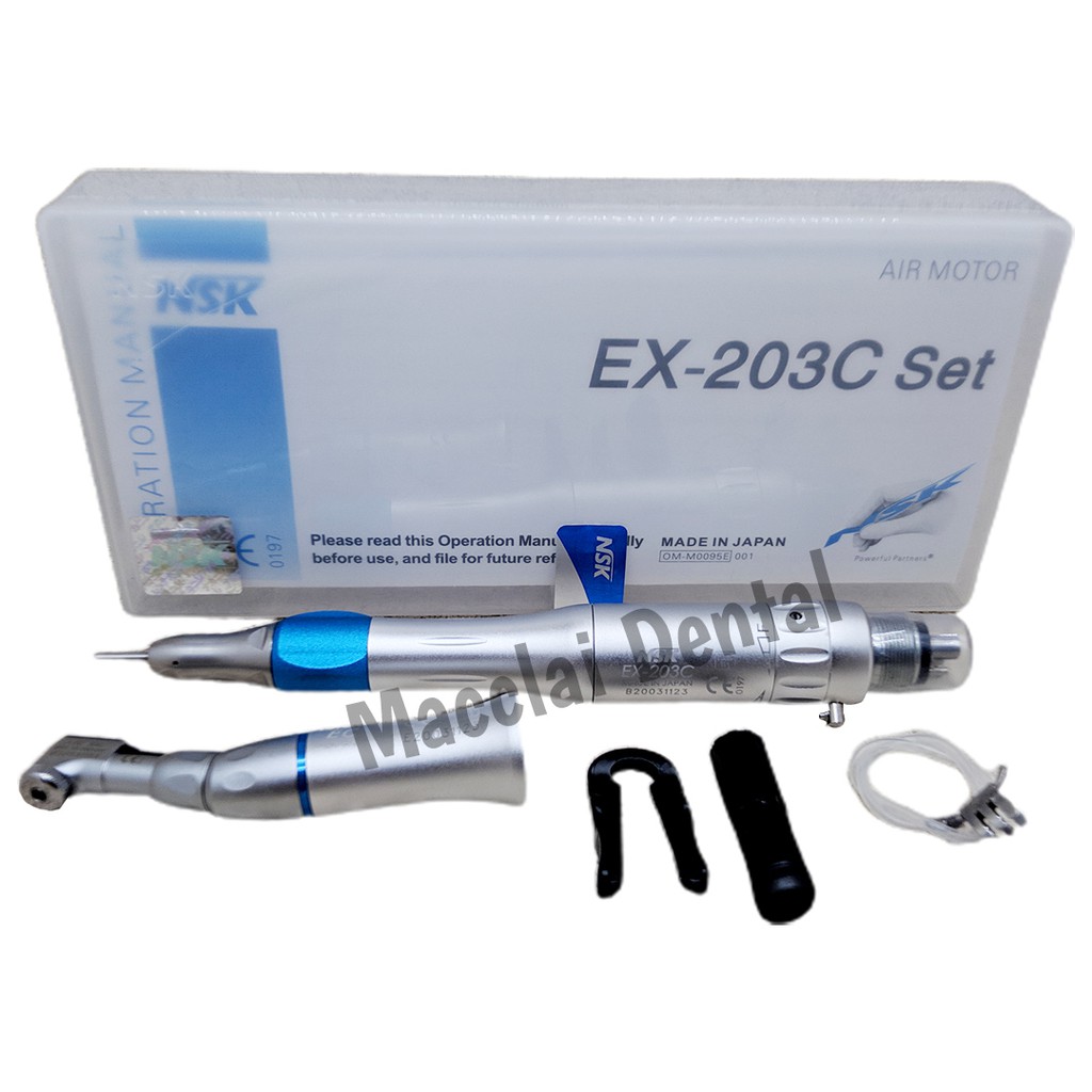 DENTAL HANDPIECE LOWSPEED LOW SPEED SET STRIGHT STRAIGHT CONTRA ANGEL NSK