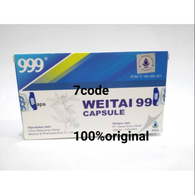 

Weitai 999 capsule obat lambung , maag