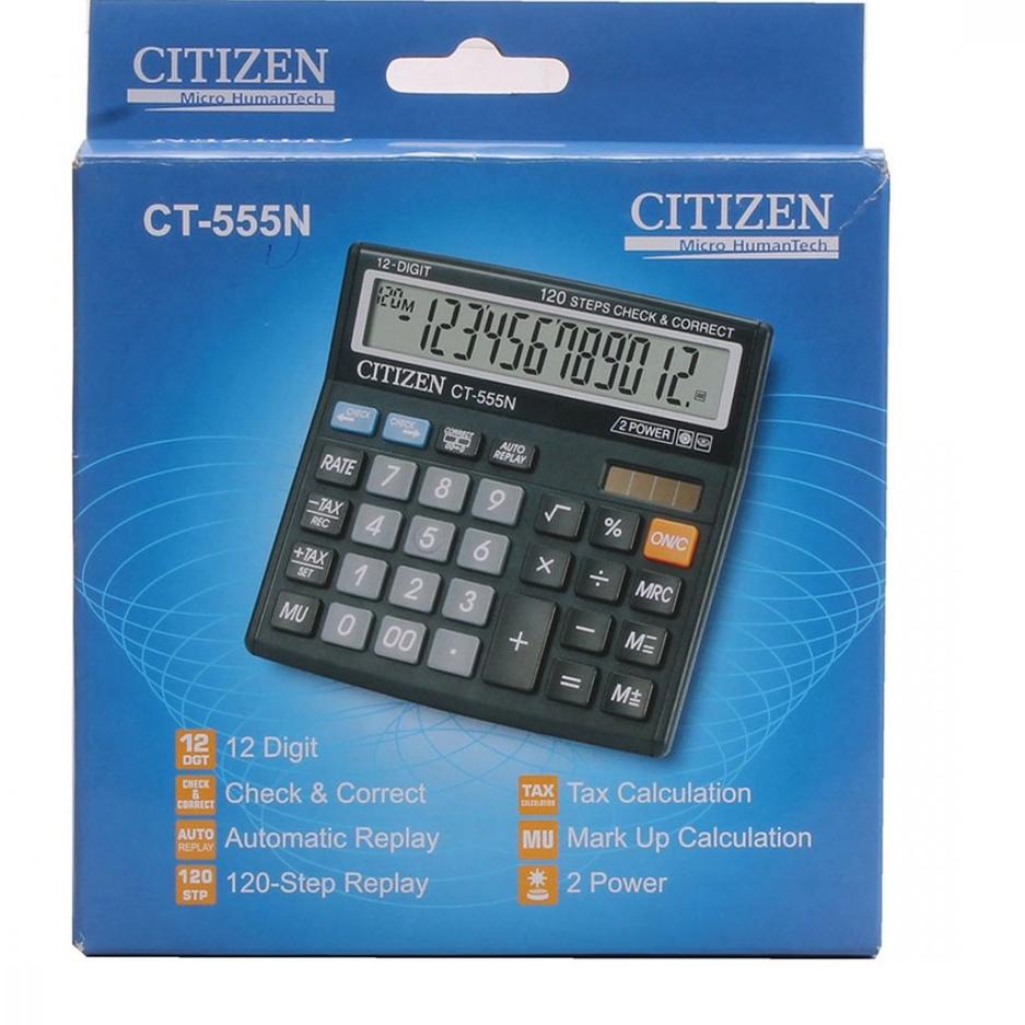

Ready - Kalkulator Citizen CT-555N / CT 555 N / Tax Calculator / Mark Up Calculation ,.
