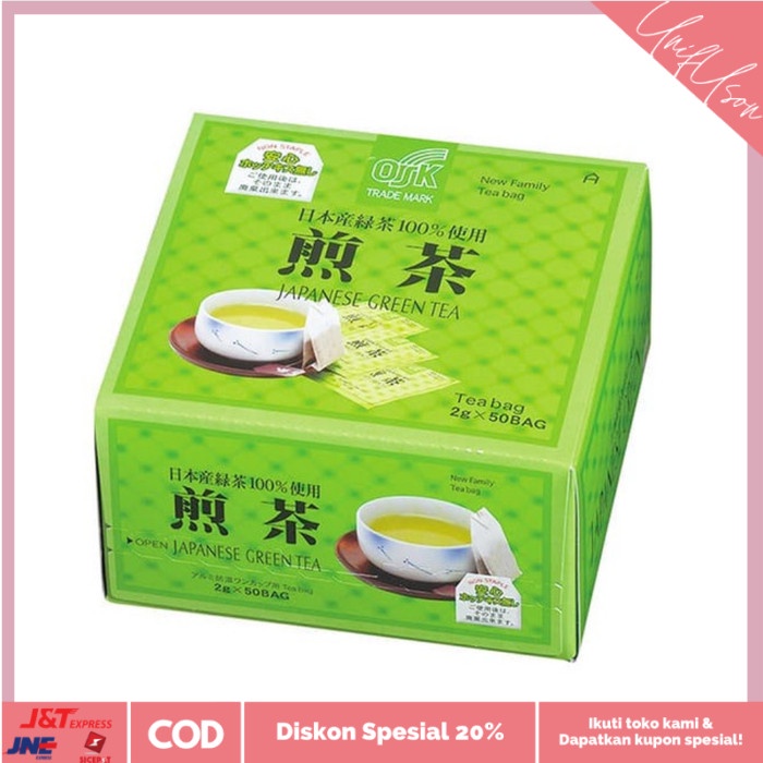 

⭐COD⭐ OSK Japanese green tea 50bag - Green tea japan