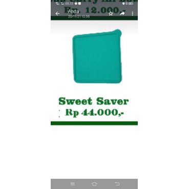 Seal Sweet Saver Tupperware