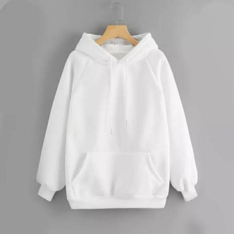 Sweater Hoodie Polos Jumper Pria Wanita Ukuran S M L