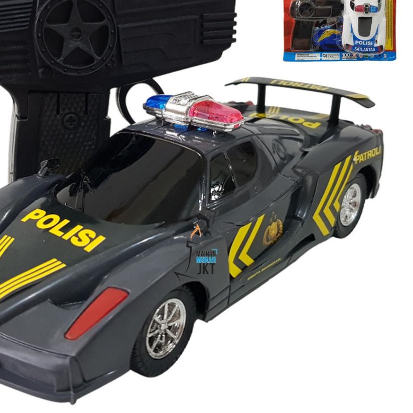 MAINANKEI MAINAN REMOTE CONTROL POLISI PATROLI HKR LOKAL RC POLISI HKR