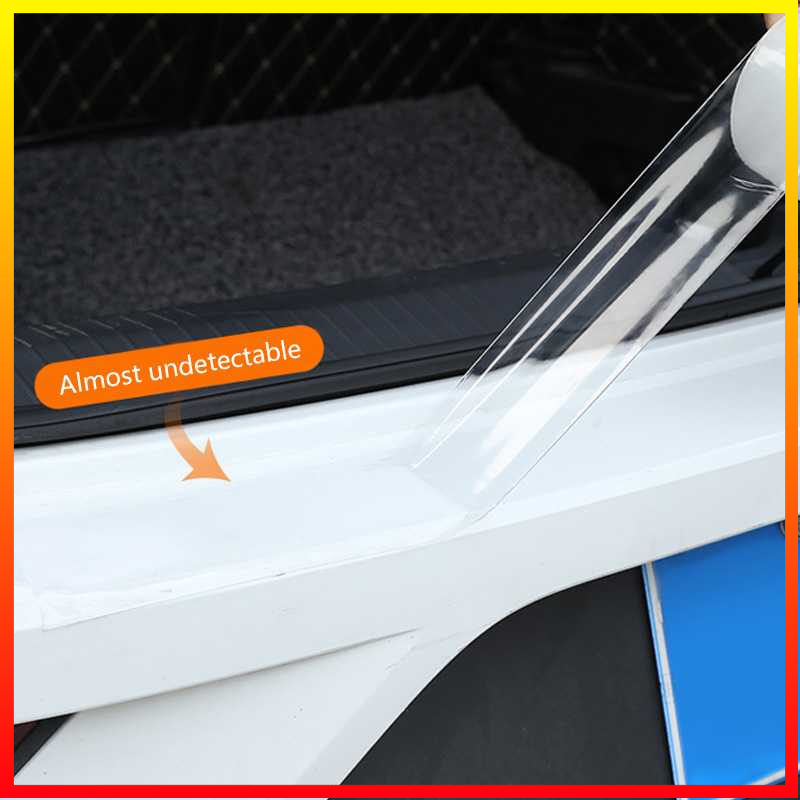 Stiker Pelindung Pintu Pijakan Kaki Handle Bumper Mobil Car Scratchproof Tape 3 m x 70 mm SEAMETAL - 7RRSGMTP