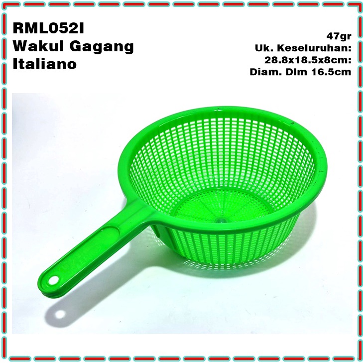 RML052I Wakul/Drainer/Saringan Lubang Gagang Italiano