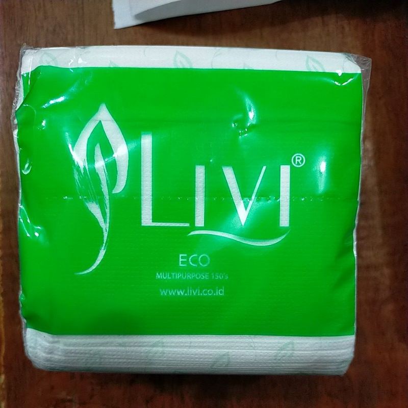 livi tissue eco multipurpose 150 lembar