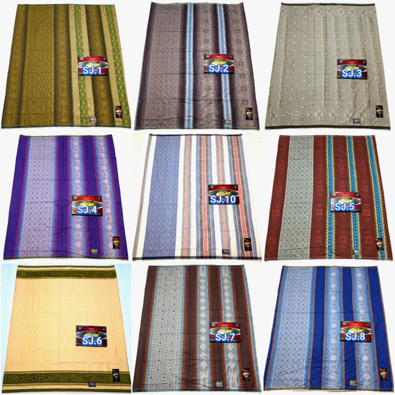 Sarung Atlas Songket Jacquard Silver Quality Jaguar Termurah