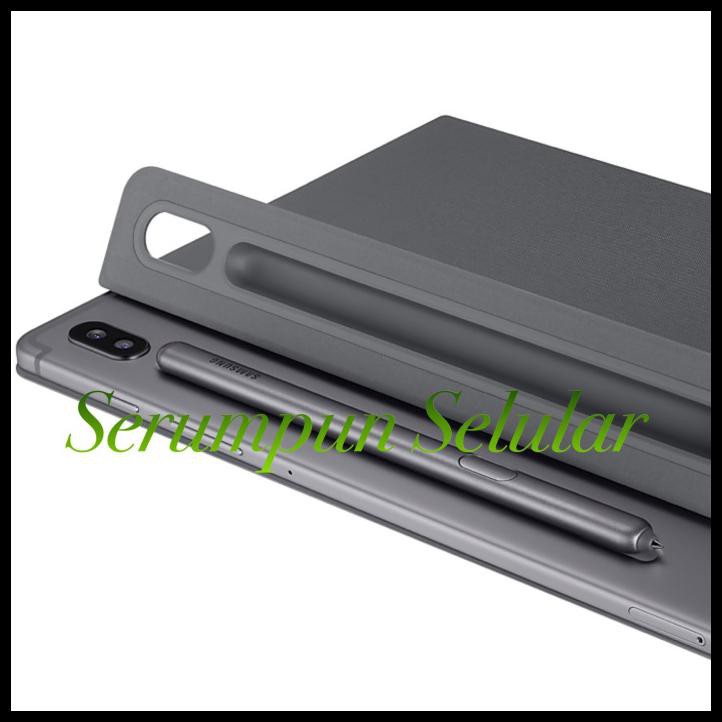 3buq book cover case samsung tab s6 2019 t865 t860 oem - merah muda rc2n