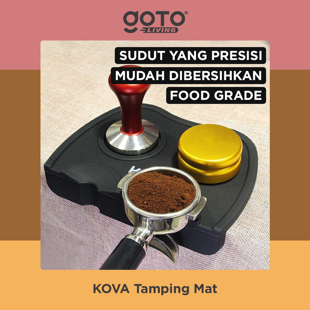 Kova Tamping Mat Tatakan Portafilter Anti Slip Tamper Mat